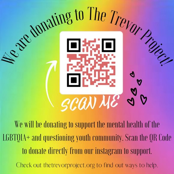 Other - WE ARE DONATING TO THE TREVOR PROJECT!!!